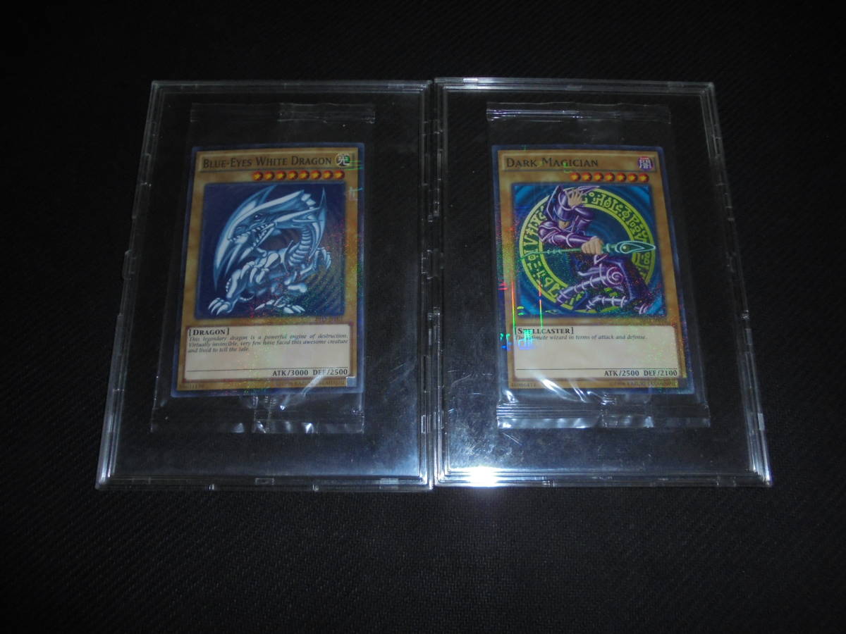 遊戯王 WCS2015 配布プロモ 青眼の白龍(Blue-Eyes White Dragon) ブラック・マジシャン(Dark Magician) ミレニアムレア 新品未開封　美品