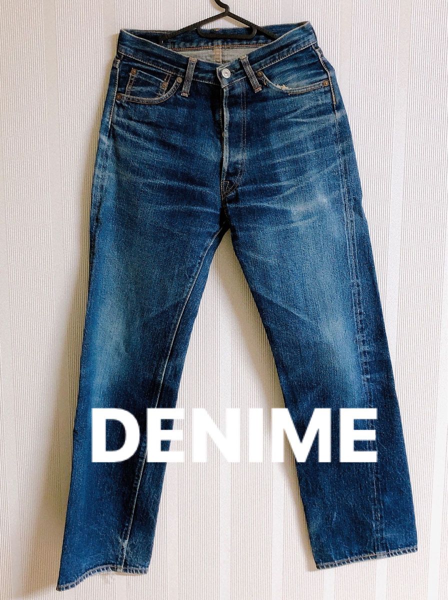 Denime ５０１XXタイプ デニム希少 革パッチ