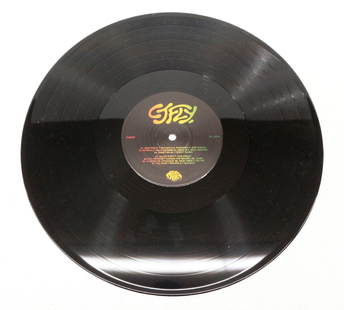 【中古・ジャンク品】CJ Fly & Statik Selektah Rudebwoy コラボ アルバム LP レコード【再生未確認】：_画像2