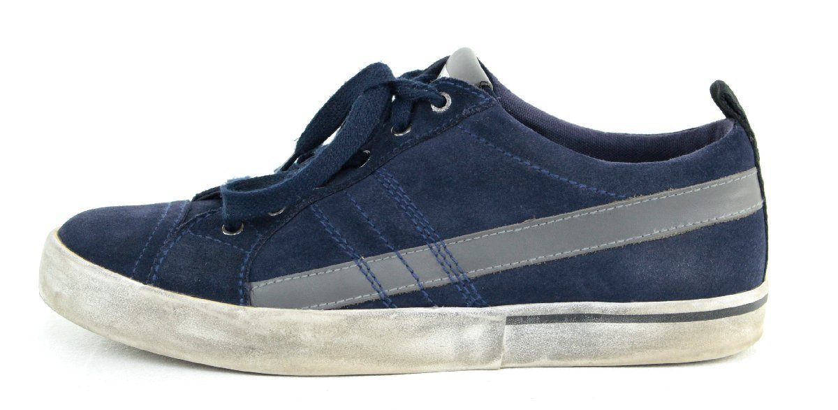 [ secondhand goods ]DIESEL diesel D-VELOWS LOW LACE low cut sneakers navy 27cm: