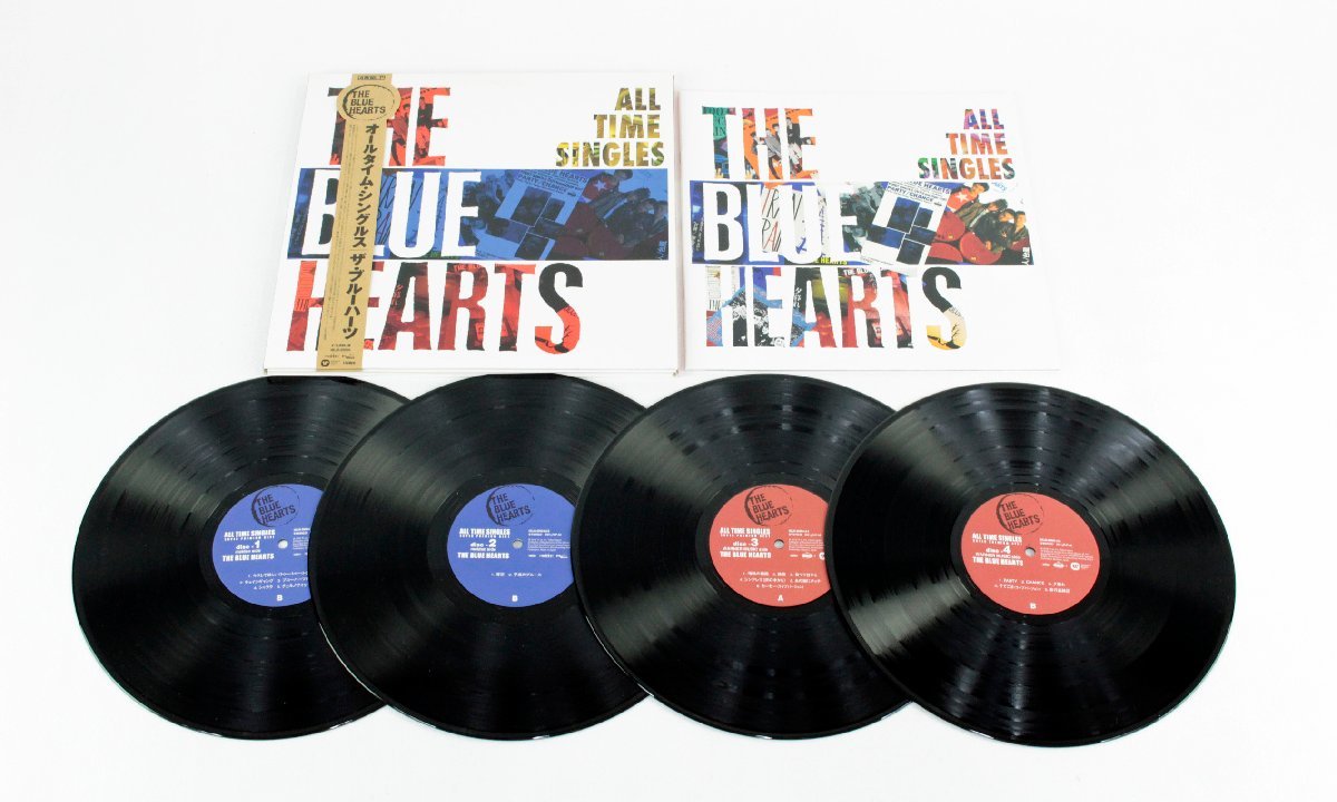 ●【中古・ジャンク品】The Blue Hearts ALL TIME SINGLES SUPER PREMIUM BEST ザ・ブルー・ハーツ LP レコード 【再生未確認】：_画像1