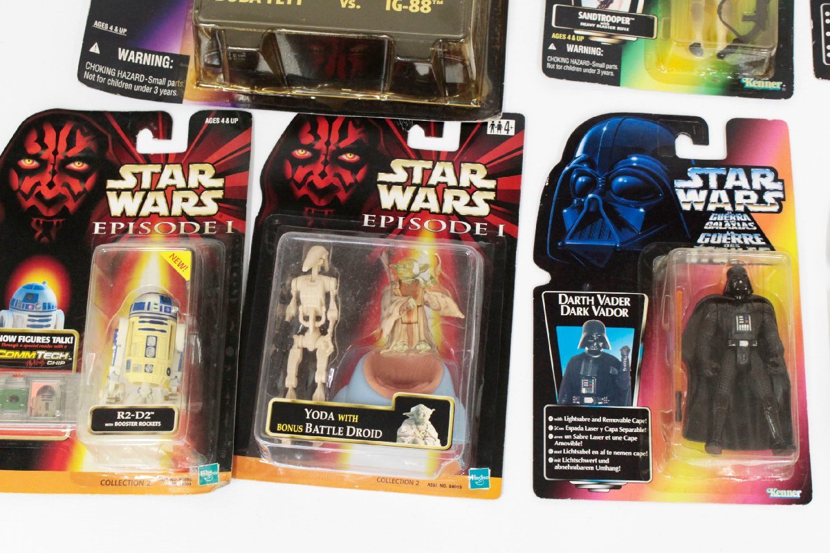 【中古・未開封品】STAR WARS スターウォーズ フィギュアまとめセット ダースベイダー C-3PO R2-D2 ルーク ソロ ヨーダ等【イタミ大】'_画像3