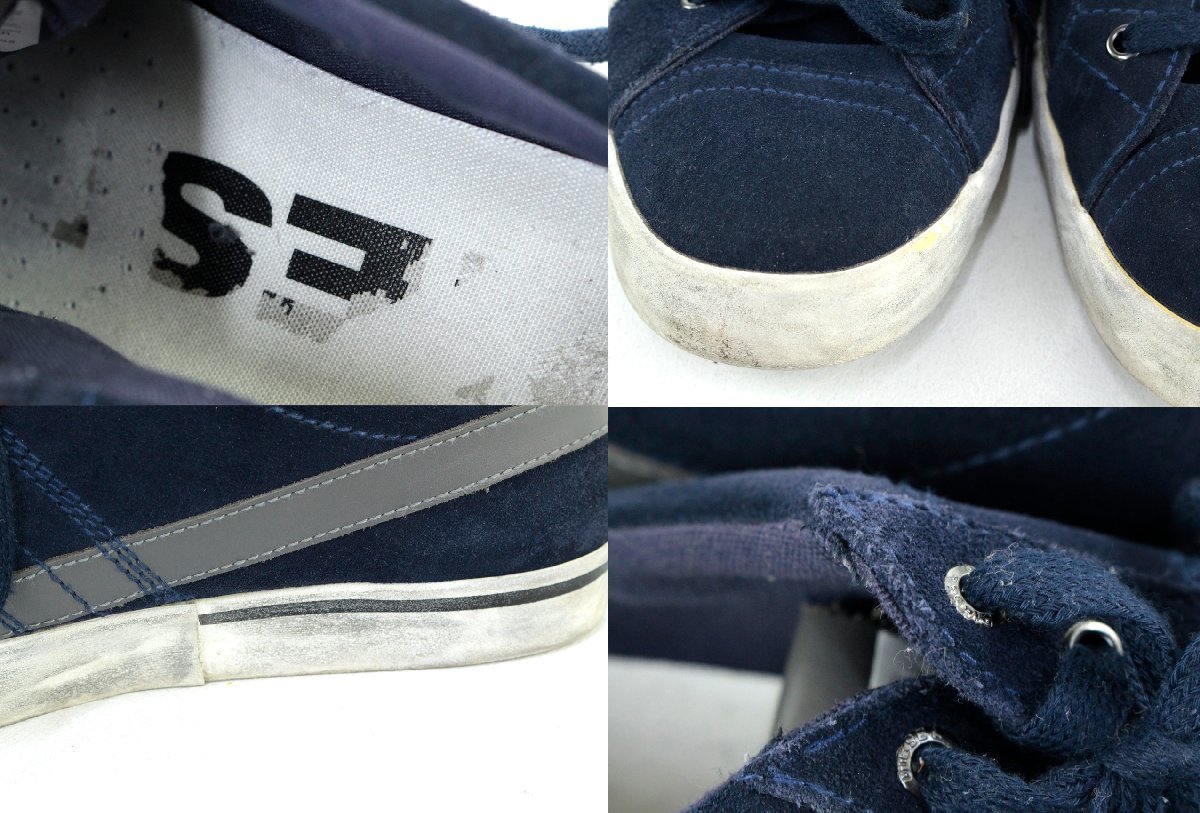 [ secondhand goods ]DIESEL diesel D-VELOWS LOW LACE low cut sneakers navy 27cm: