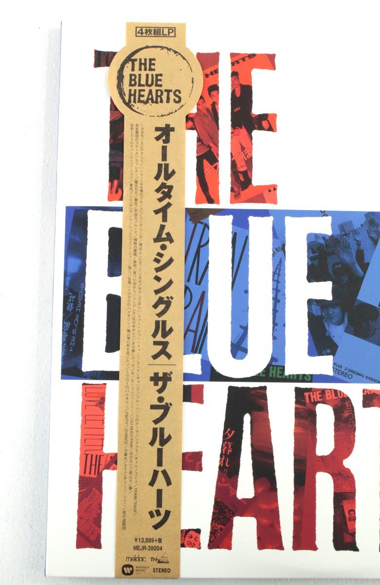 ●【中古・ジャンク品】The Blue Hearts ALL TIME SINGLES SUPER PREMIUM BEST ザ・ブルー・ハーツ LP レコード 【再生未確認】：_画像6