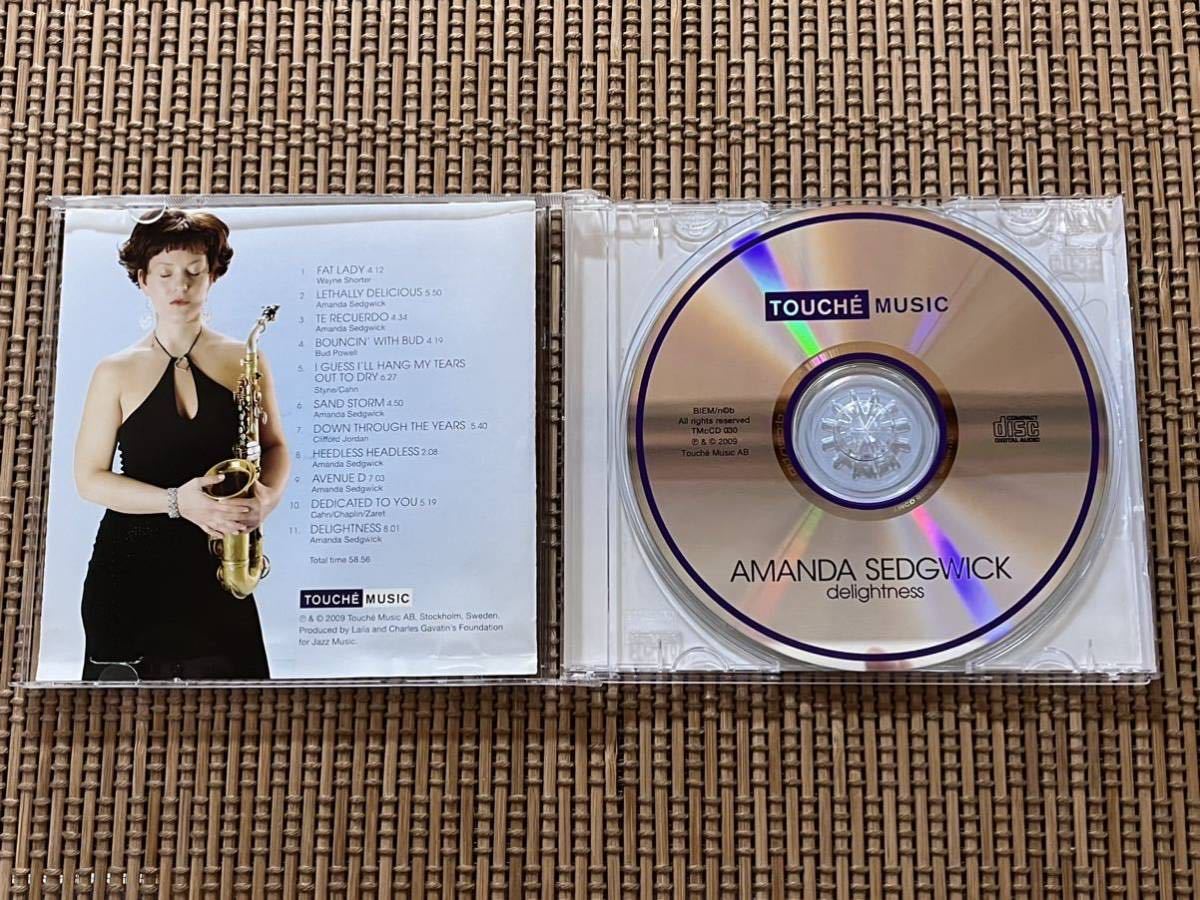 AMANDA SEDGWICK／DELIGHTNESS／TOUCHE MUSIC TMcCD 030／スウェーデン盤CD／アマンダ・セグウィック／中古盤_画像3