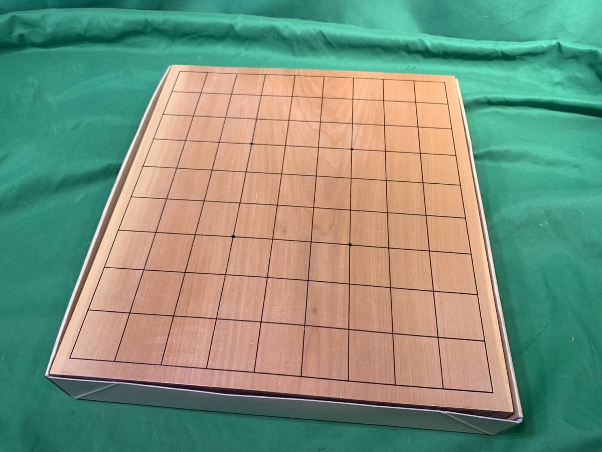 R231121-007J 【複数在庫あり】 青山基盤店 卓上将棋盤 将棋駒セット 将棋 駒_画像3