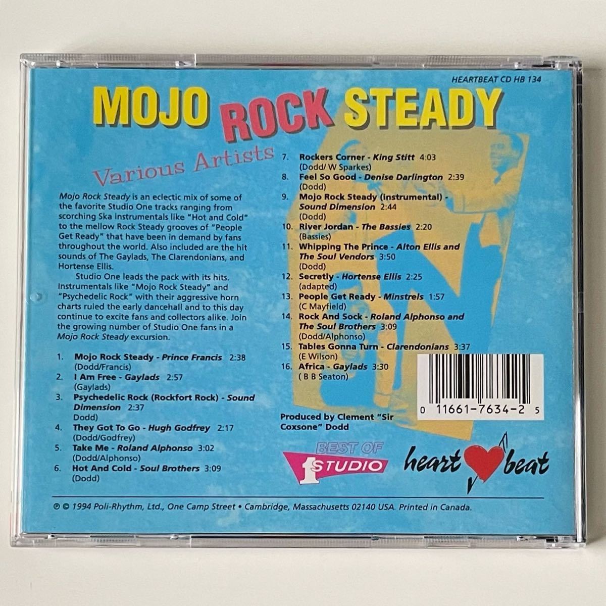 【Studio Oneコンピ名盤】V.A. / Mojo Rock Steady【廃盤CD】_画像2