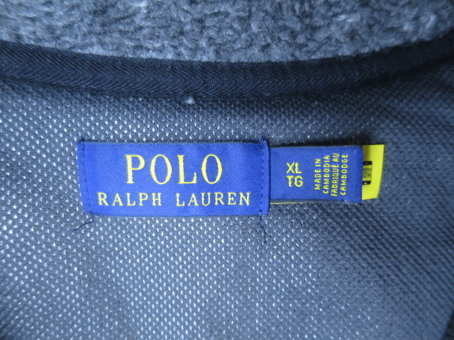 POLO RALPH LAUREN ウインドブロック ハイブリッド ジャケット XL ボア フリース 防風 ウインドストッパー レトロX