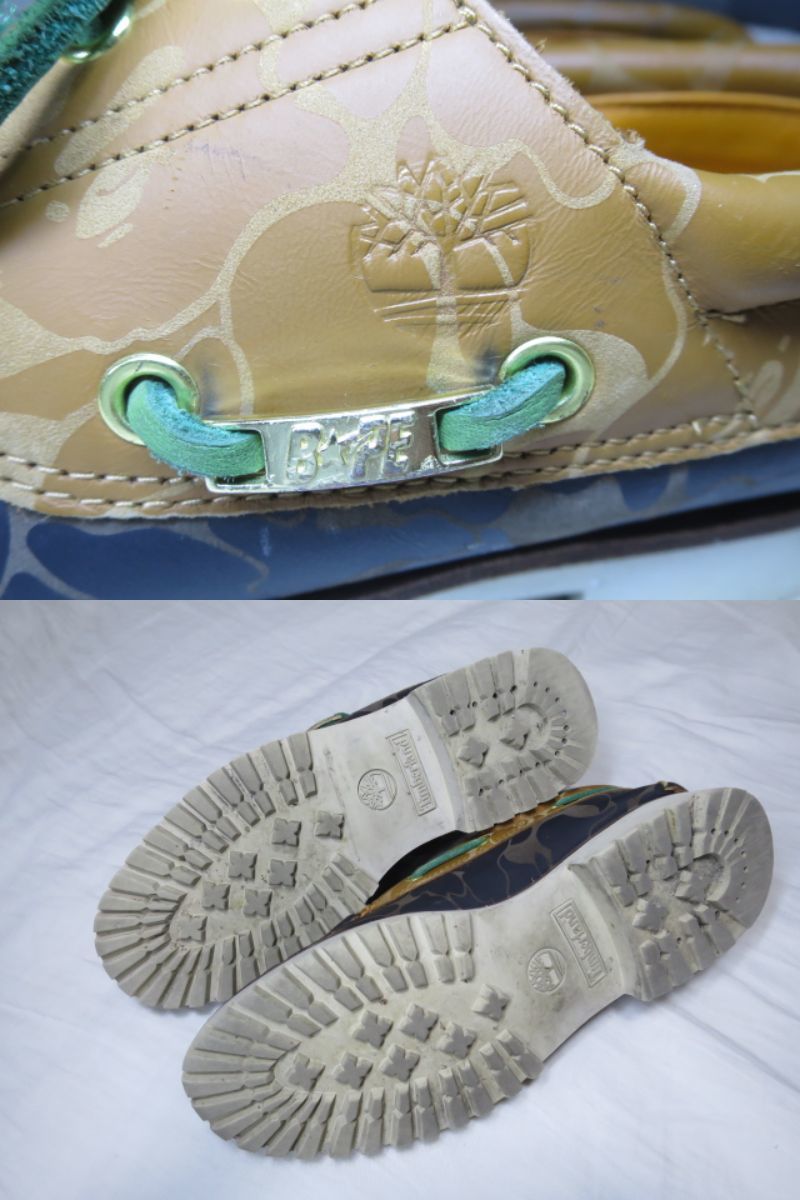 APE 別注 ティンバーランド モカシン US 8 5 26 5cm A BATHING APE 別注 ティンバーランド モカシン US 8 5 26 5cm A BATHING