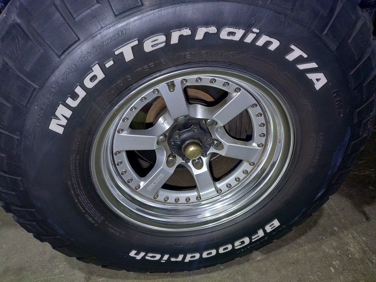 【三重発】BF Goodrich KM2 LT315/75 R16_画像4