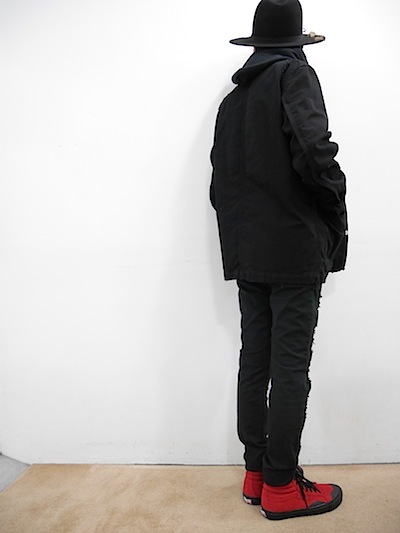 名作 UNDERCOVER × Carhartt アンダーカバー×カーハート カバーオール coverall BLACK SIZE 3 UCP4209_画像8