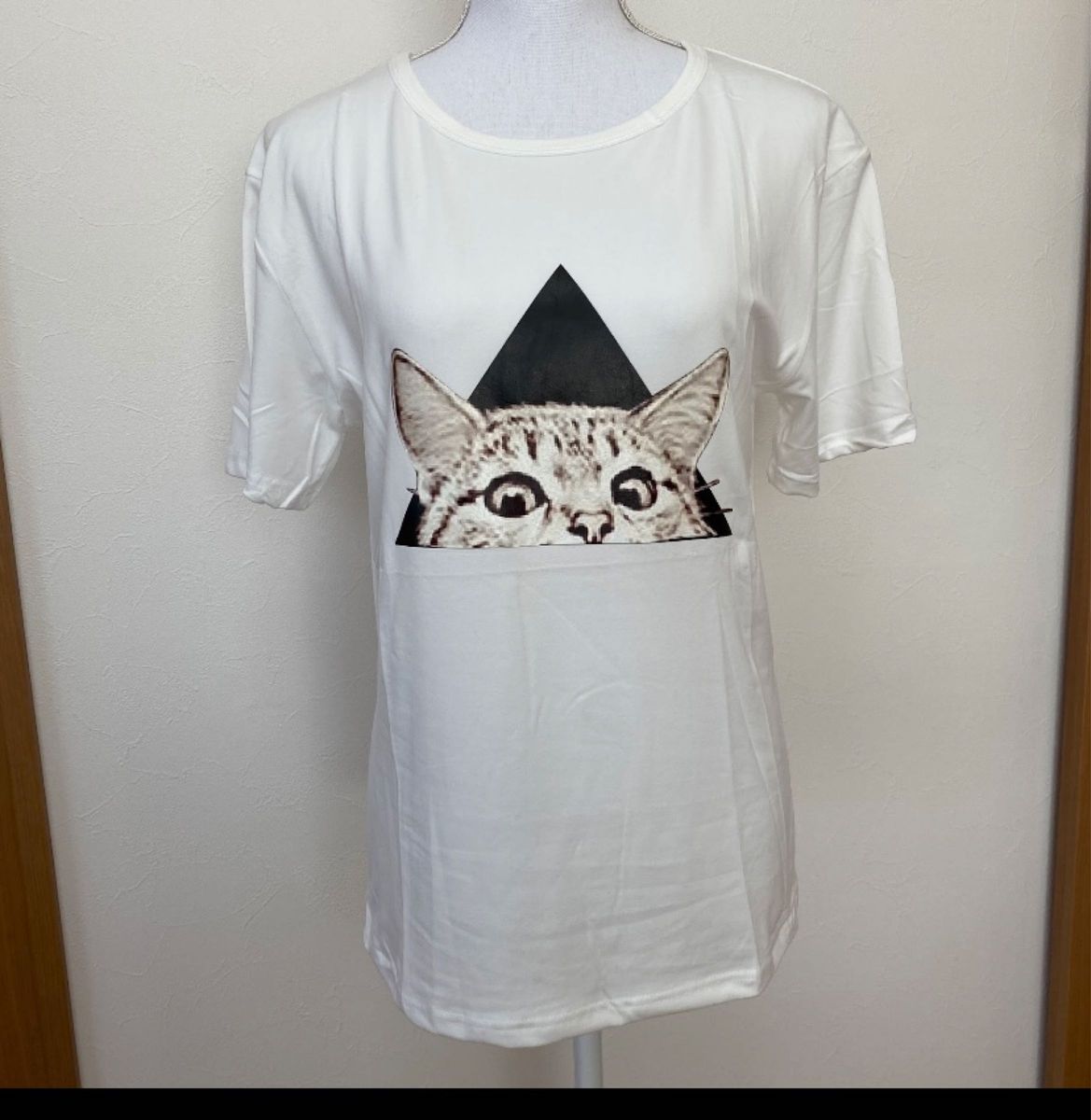 プリントTシャツ  猫   アニマル柄   韓国  ファッション  寝巻きOK   最終お値下げしました