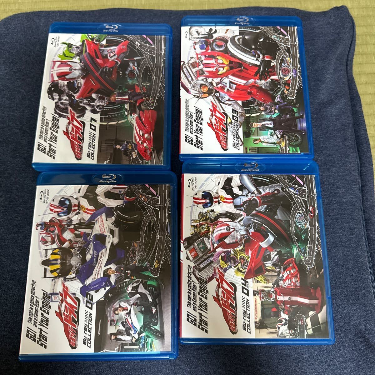 中古美品　初回版Blu-ray-BOX 仮面ライダードライブ blu-ray COLLECTION 全4巻セット [仮面ライダーDRIVE][ブルーレイコレクション]_画像3