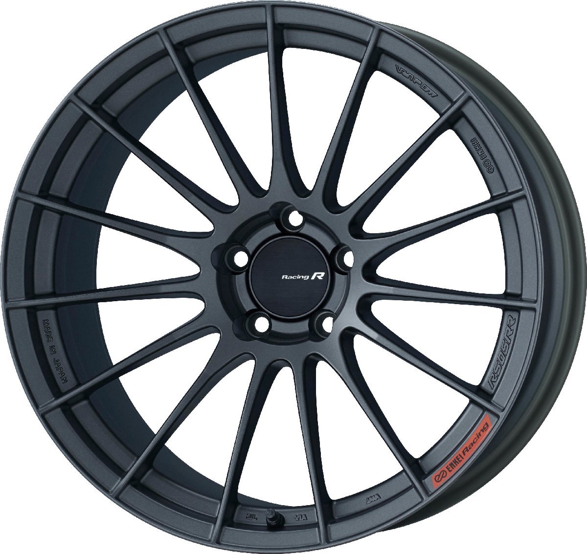 新品2本価格 エンケイ ENKEI RS05RR 19x10.0J (10J)+40 (ET40) 5穴 PCD 114.3 Matte Dark Gunmetallic (ガンメタ)