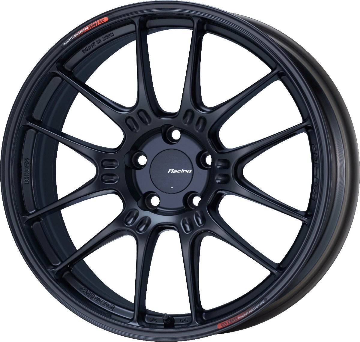 新品2本価格 エンケイ ENKEI GTC02 19x 8.5J +35 (ET35) 5穴 PCD 114.3 Matte Black(ブラック）_画像1