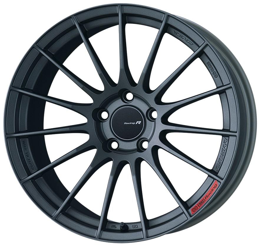 新品1本価格 エンケイ ENKEI RS05RR 18x9.5J +43 (ET43) 5穴 PCD 100 Matte Dark Gunmetallic (ガンメタ)の画像1