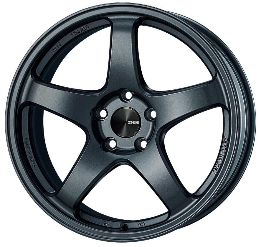 新品1本価格 エンケイ ENKEI PF05 16x 6.5J +38 (ET38) 5穴 PCD 100 Matte Dark Gunmetallic(マットダークガンメタ）_画像1