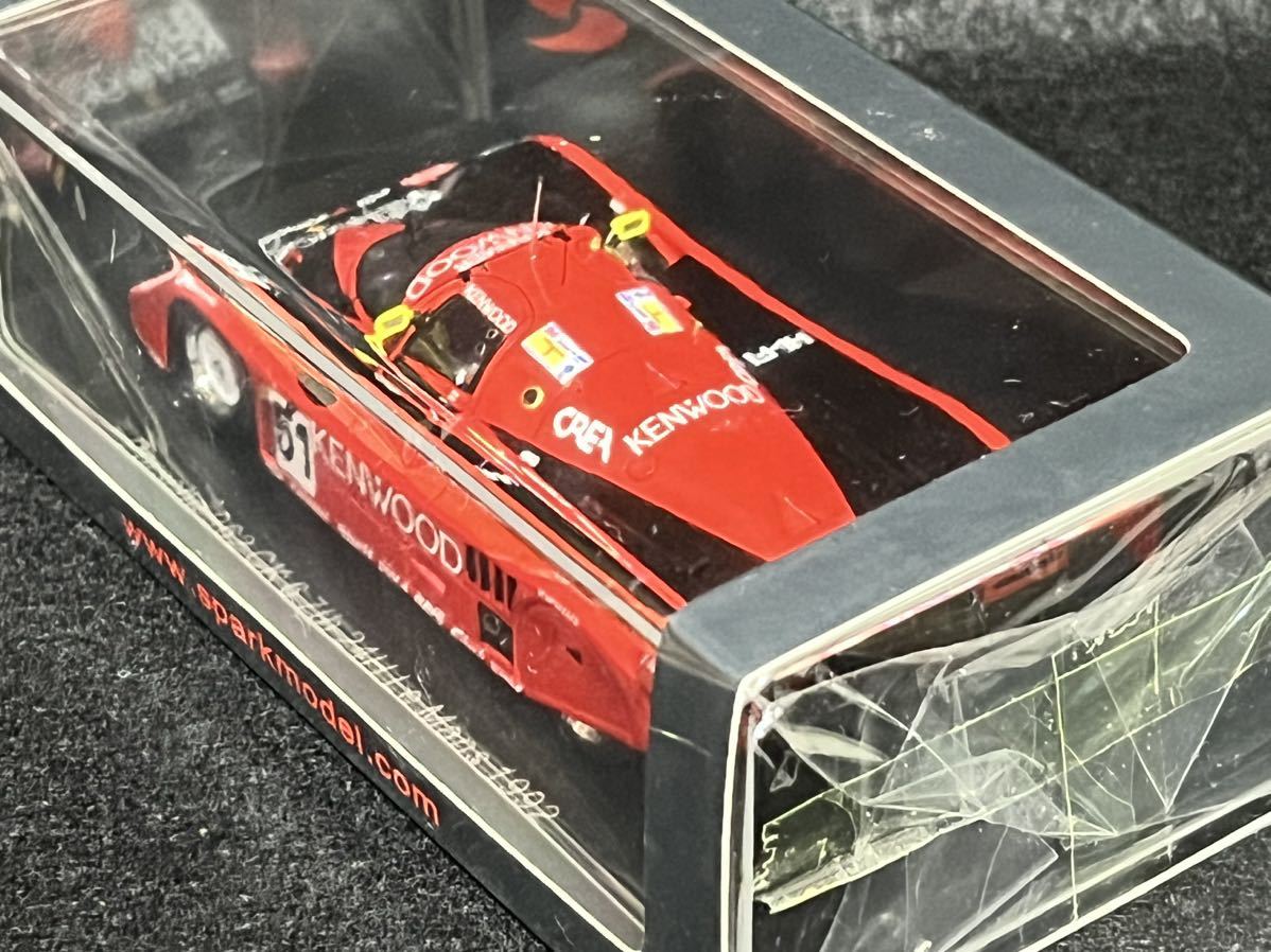 spark 1/43 KREMAR Porsche 962CK6 #51 1992 Le Mans J.Nielsen_G.Lavaggi_M.Reuter KENWOOD S9891_画像3