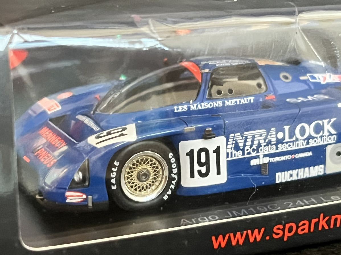 spark 1/43 Argo JM19C #191 O.Iacobelli_A.Iannetta_J.Graham 1988 Le Mans S7319_画像4