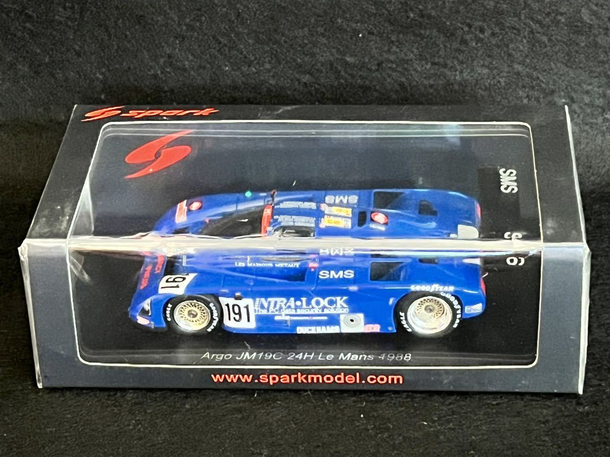 spark 1/43 Argo JM19C #191 O.Iacobelli_A.Iannetta_J.Graham 1988 Le Mans S7319_画像1