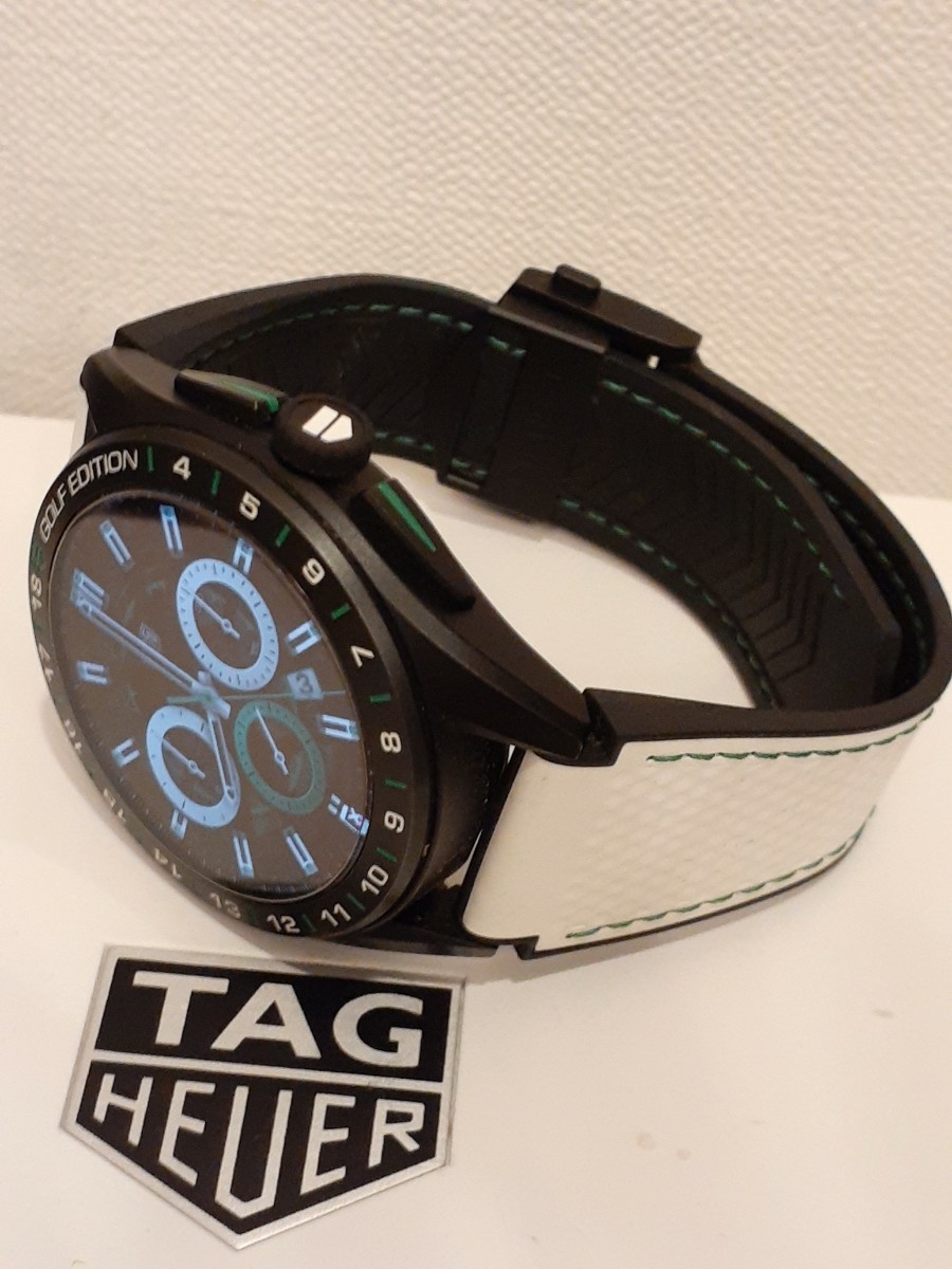 超美品　TAG HEUER タグホイヤー コネクテッド ゴルフエディション SBG8A82.EB0206 メンズ スマートウォッチ　メンズ腕時計　_画像6