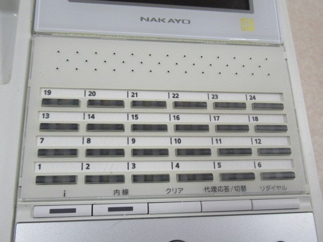 Ω ZZJ2 5381♪ 保証有 16年製 ナカヨ iF 24ボタン標準電話機 NYC-24iF-SDW・祝10000！取引突破！同梱可_画像8
