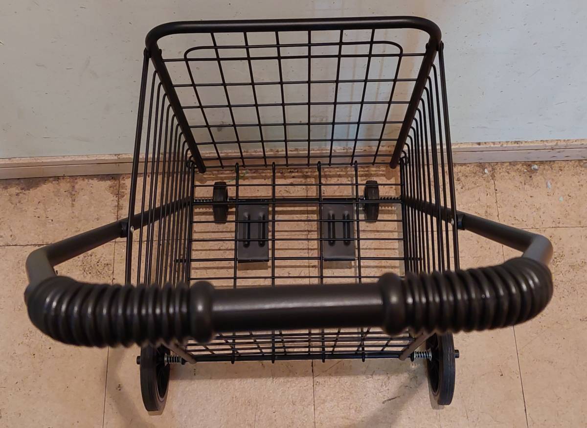 * luggage * Carry * push car * folding shopping Cart * black * unused goods *