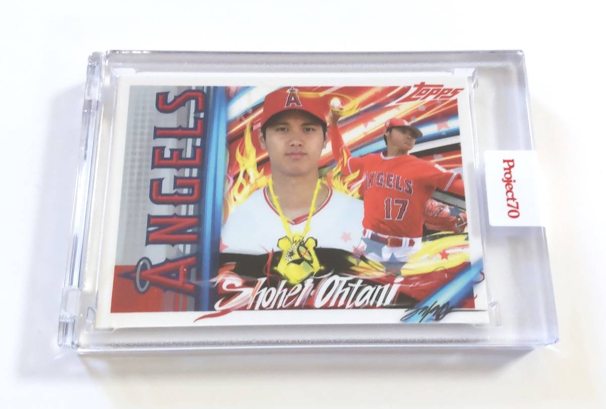 【 MLB 2021 Topps Project70 】 大谷翔平 Shohei Ohtani #450 1960 Topps Baseball by King Saladeen ※商品説明必読願います_画像1