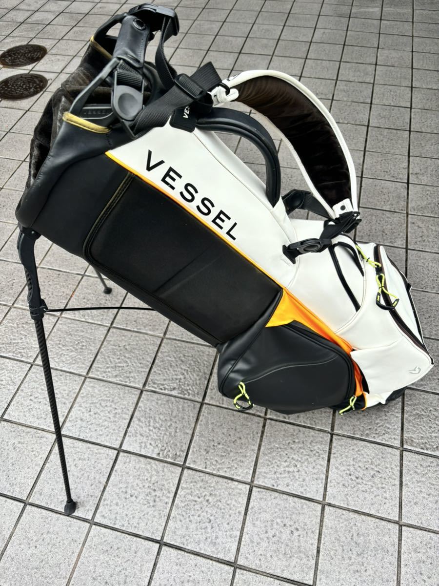 Vessel キャディバッグ イリジウム Yahoo!オークション - USED VESSEL ベゼル キャディバッグ