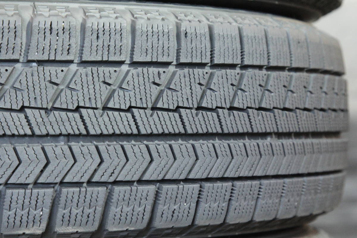 済G23条件付送料無料 20年 ブリヂストン VRX 冬タイヤ 155/65R14×4.5J +45 4H PCD100 ダイハツ純正アルミ 4本セット ウェイクタントムーヴ_画像8