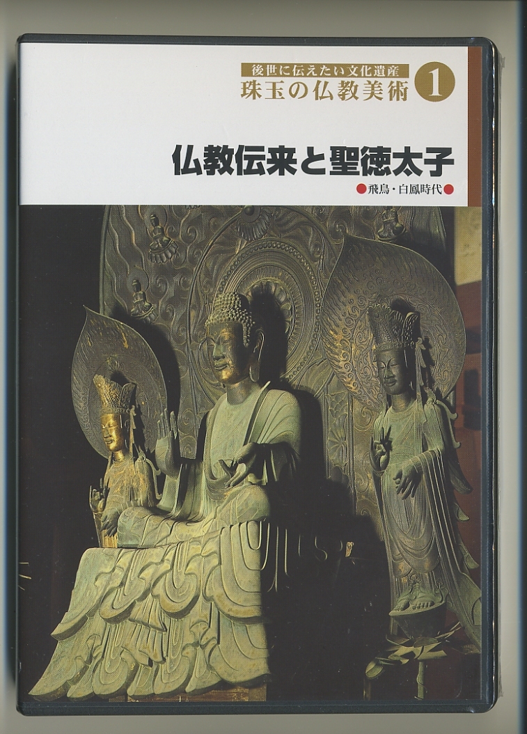 DVD★珠玉の仏教美術 1 仏教伝来と聖徳太子 監修 中村元 杉山二郎 後世に伝えたい文化遺産 飛鳥 白鳳 法隆寺 四天王寺 中宮寺 広隆寺_画像1