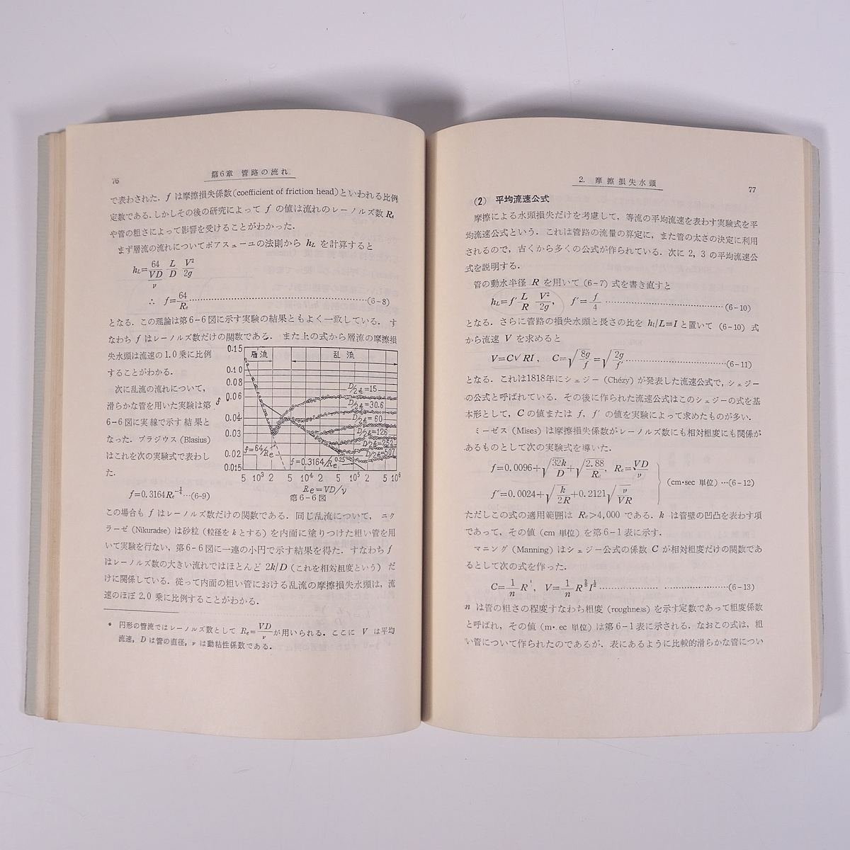 水理学入門 本間仁ほか 森北出版株式会社 昭和三四年 1959 古書 単行本 物理学 水理学 流体力学 ※書込少々_画像9