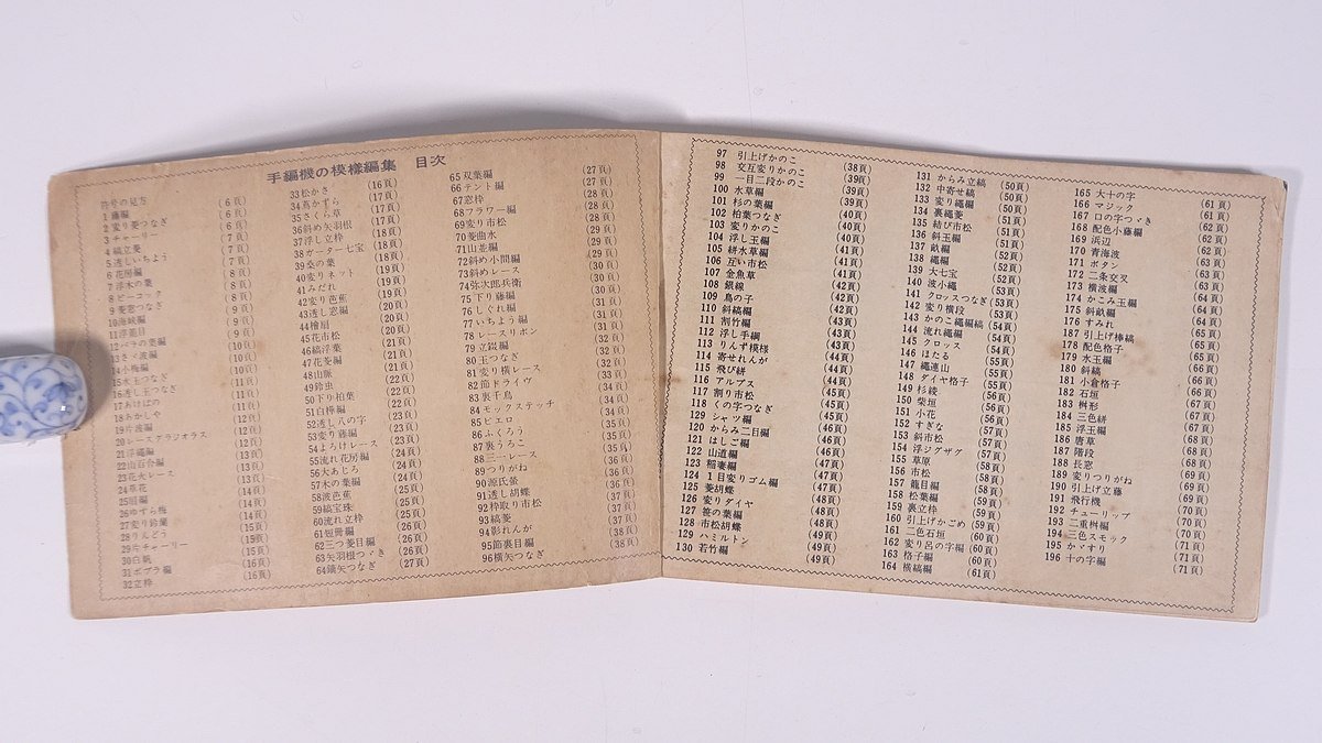 手編機の模様編集 女性の友社 昭和三一年 1956 古書 単行本 手芸 編物 あみもの 毛糸 ニットの画像5