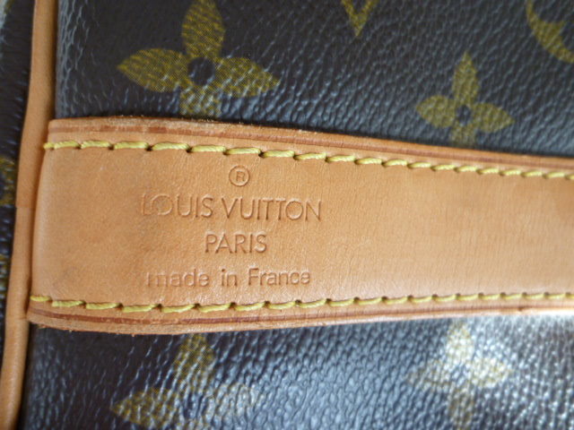 美品　LOUIS VUITTON ヴィトンボストントラベルバッグ　モノグラムキーポルバンドリエール５５　M 41414レザーストラップ付き_画像5