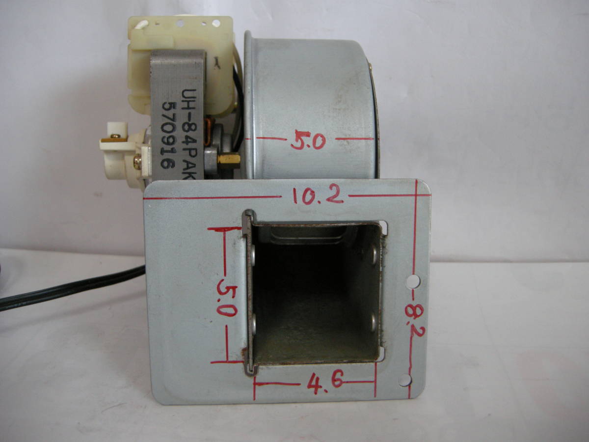 送風機　シロッコファン　小型 整備用 ストーブなど応用豊富です　中古 　激安 #142_画像6