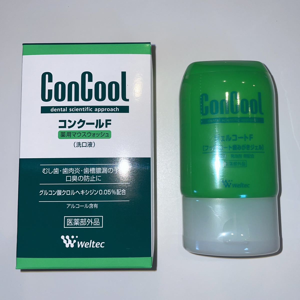 ConCool コンクールF 100ml×1個 ジェルコートF 90g×1個 セット weltec_画像1