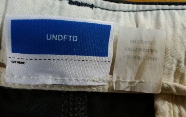 UNDFTD UNDEFEATED アンディフィーテッド パンツ SIZE:32 黒系 送料1000円～_画像8