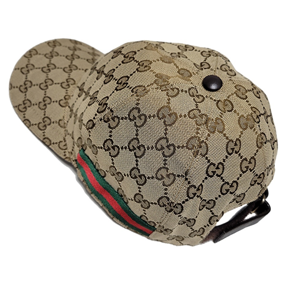  быстрое решение бесплатная доставка Gucci GUCCI GG общий рисунок Baseball колпак шляпа редкий размер XL