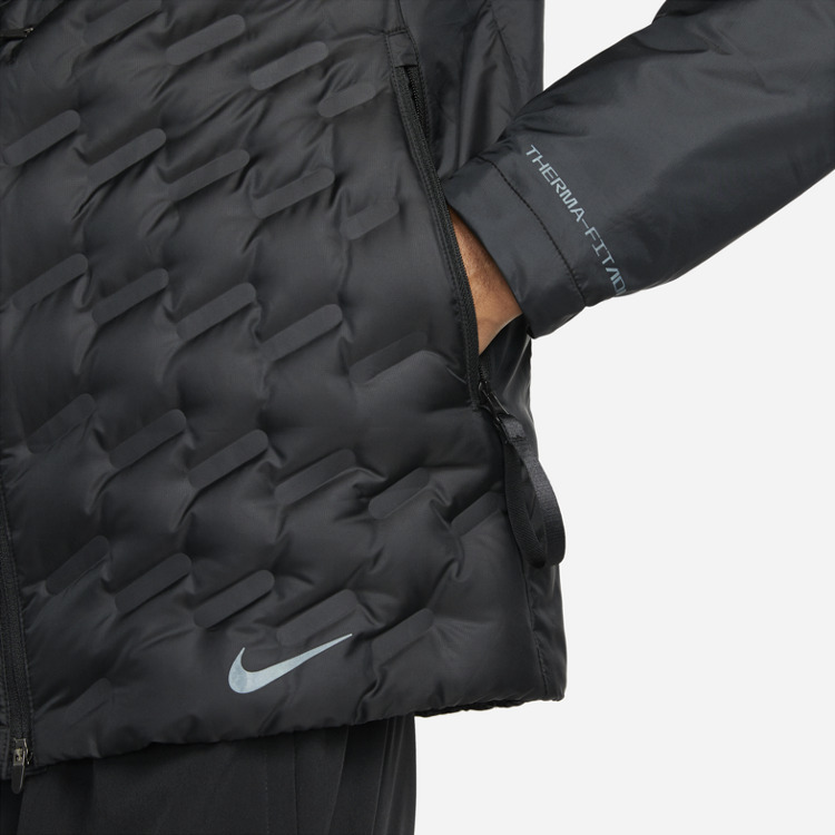 【送料無料】【新品】Mサイズ NIKE Therma-FIT ADV レペル　ナイキ　ダウンフィル ランニングジャケット　ブラック_画像6