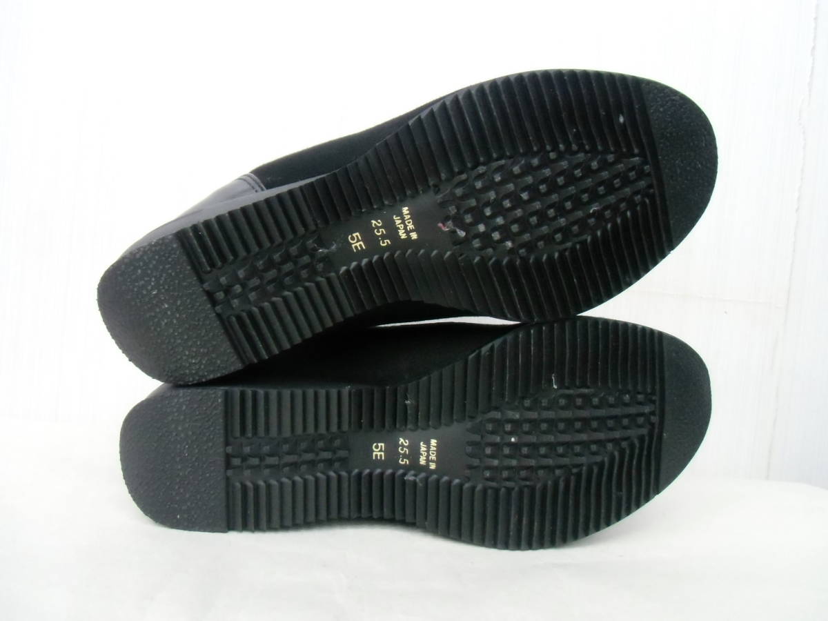 Tokimi Kobe ウォーキングシューズ 25.5cm 5E 幅広 時見の靴 神戸 ブラック ⑭_画像6