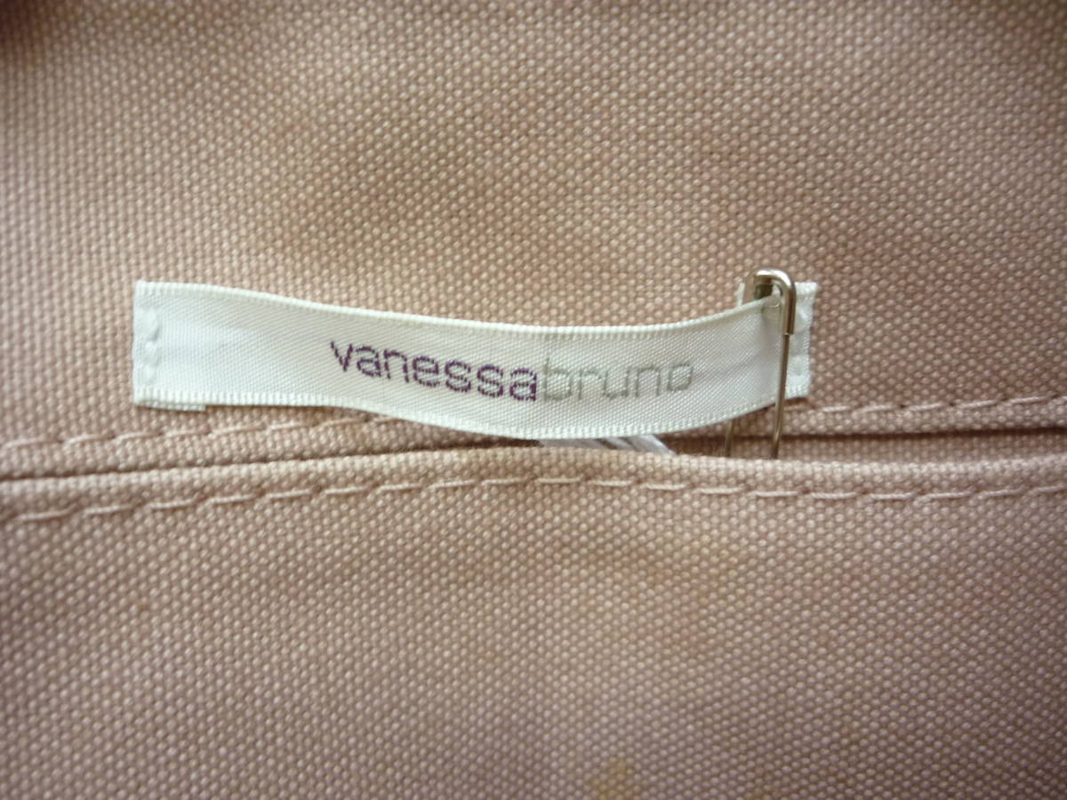 vanessabruno Vanessa Bruno большая сумка парусина украшен блестками розовый серия *⑧