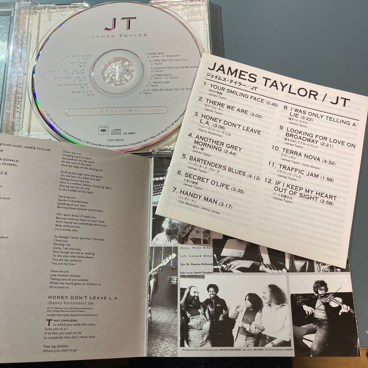 【国内盤帯付CD】 ジェイムス・テイラー／JT リマスター_画像3