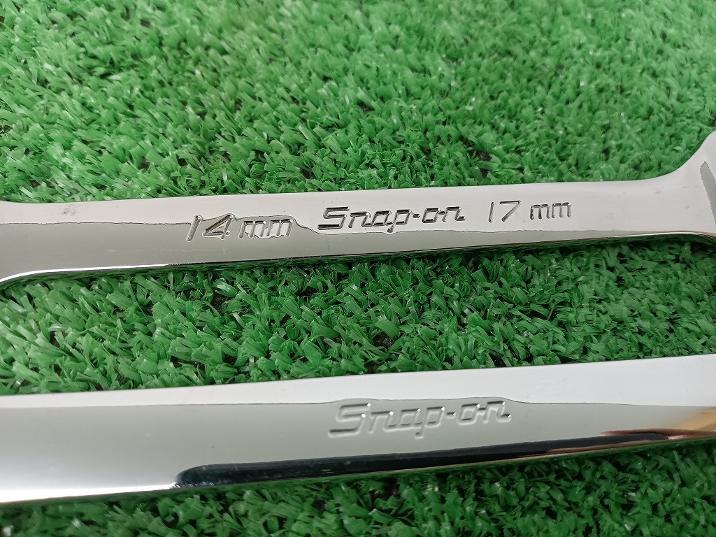 中古 Snap-on スナップオン オープンエンドレンチ 【14×17㎜ 16×19㎜】 VOM1417 VOM1619 2本セット_画像4