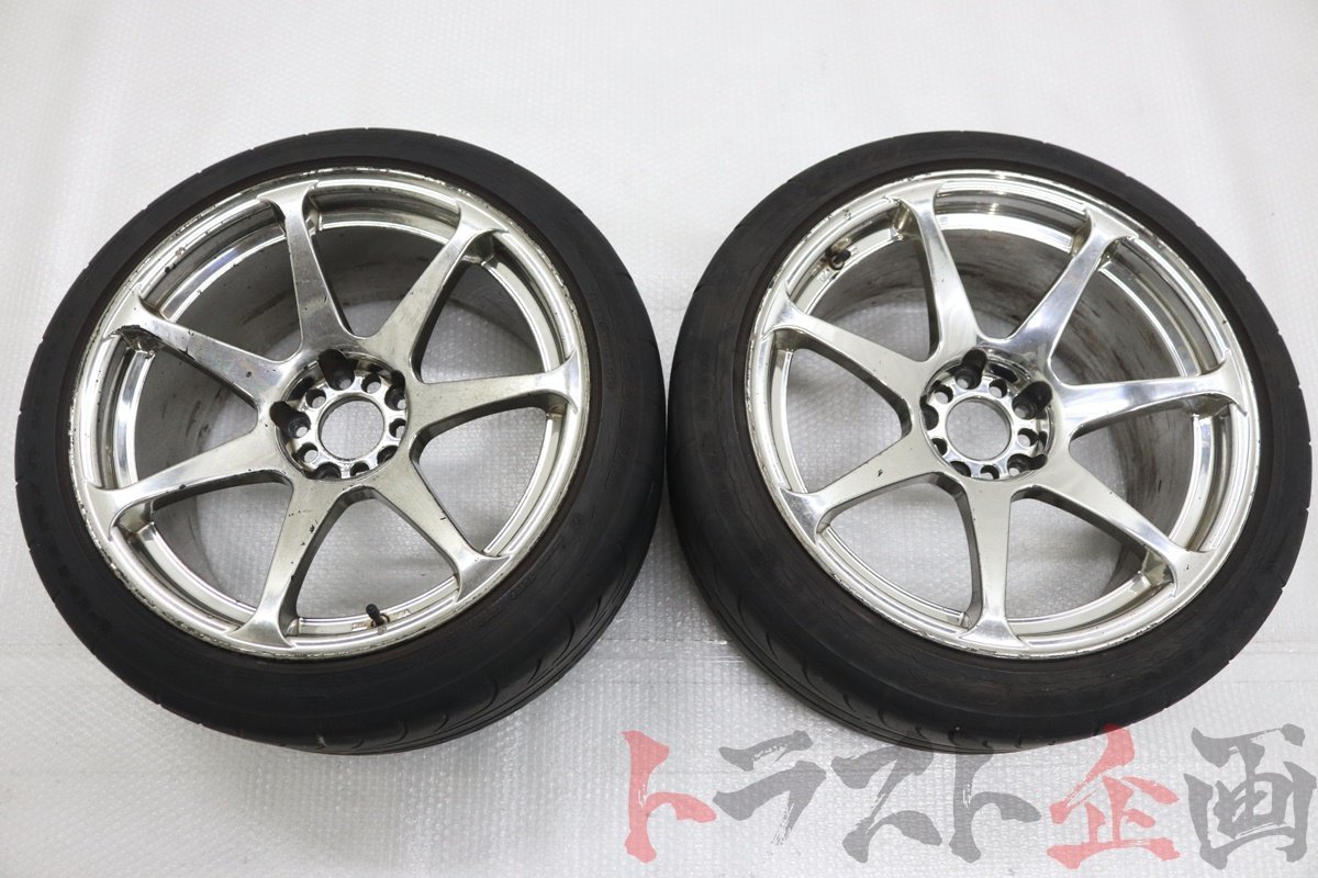 1400095004 CST ZERO1 HYPER 01ハイパー クローム 18x9.5 15 PCD114.3 2本セット トラスト企画 U_画像1