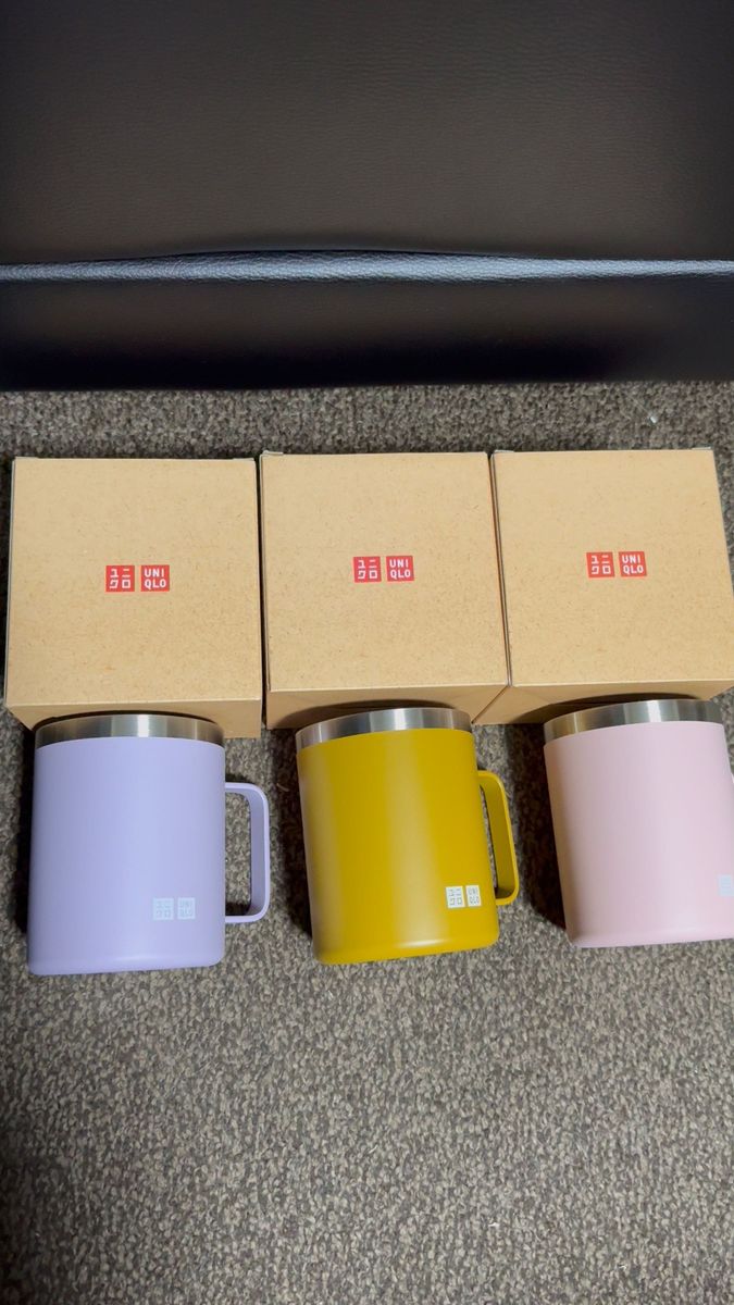 マグカップ UNIQLO ユニクロ ステンレス3点セット