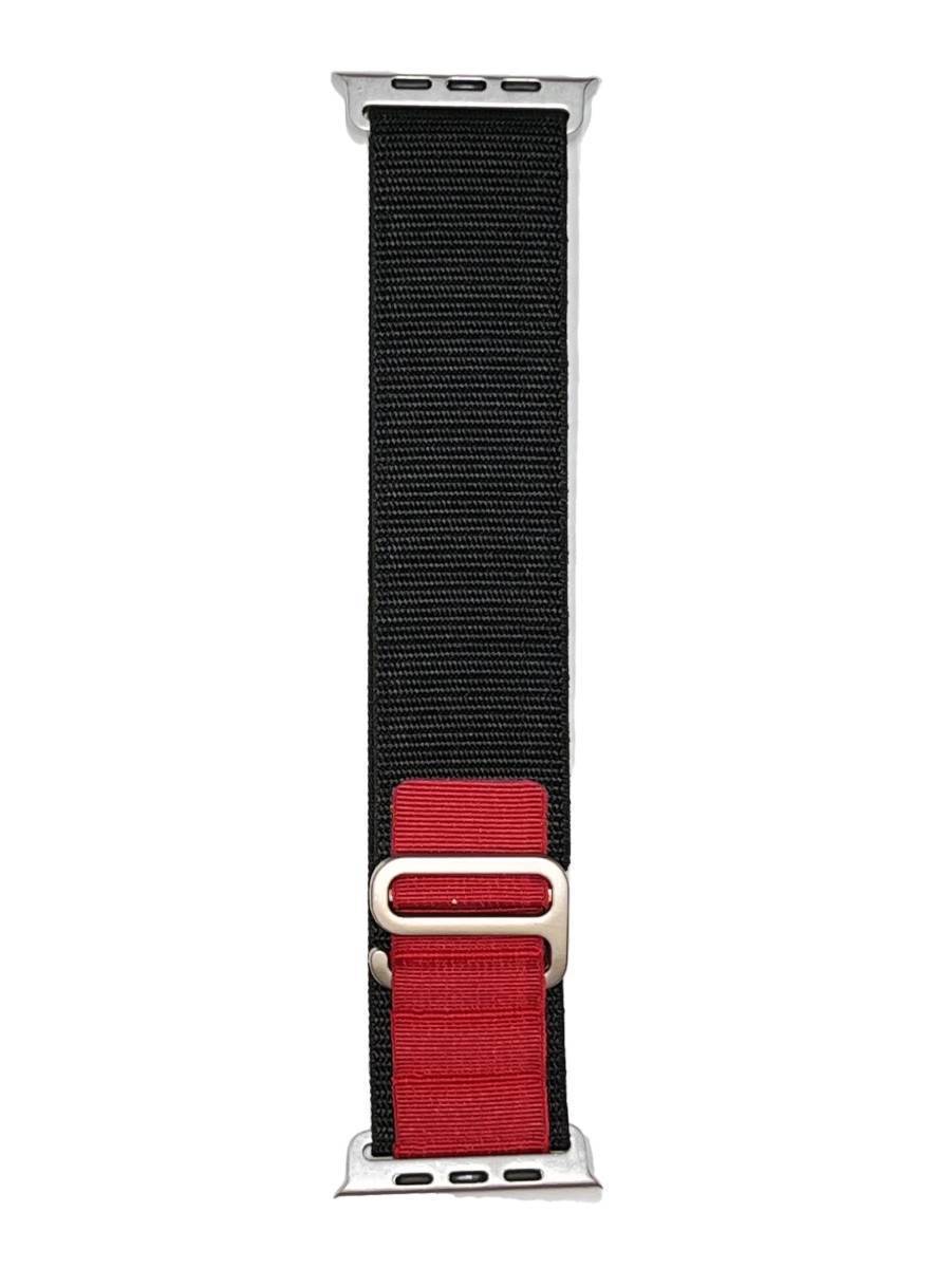 [ postage included ]42/44/45/49mm Apple watch black & red Alpine loop nylon band Apple Watch