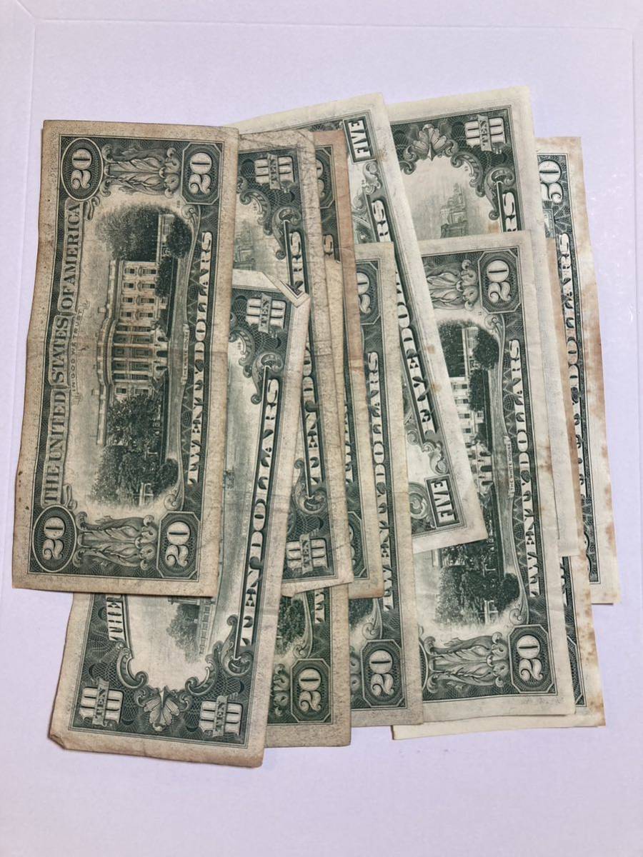 1円〜205アメリカ 紙幣 ドル紙幣 米ドル 205ドル 海外 外国紙幣 外国銭 _画像2
