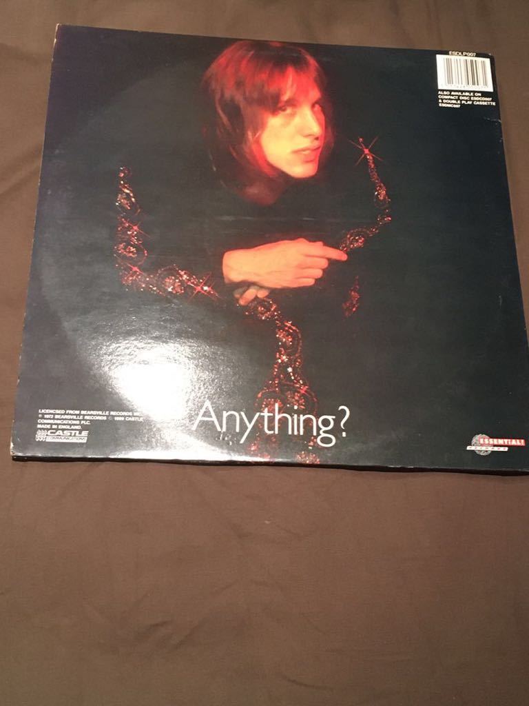 Todd Rundgren/Something/Anything?/UK盤LP/ESSDLP007_画像2