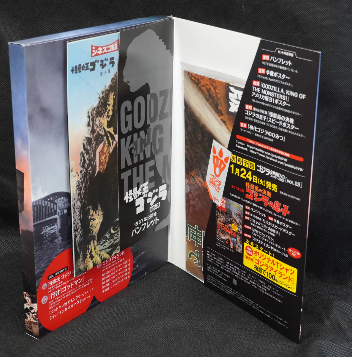 ★14　怪獣王ゴジラ　海外版　1957　ゴジラ全映画DVDコレクターズBOX　DVD付録完品_画像2