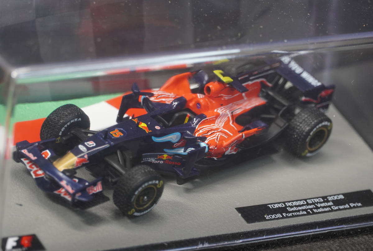 〇33　トロロッソSTR3　セバスチャン・ベッテル　2008　　　F1マシンコレクション　1/43　デアゴスティーニ　模型のみ　未開封_画像2